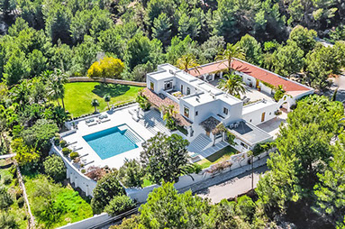 Ibiza Spanish villa rental with private pool 